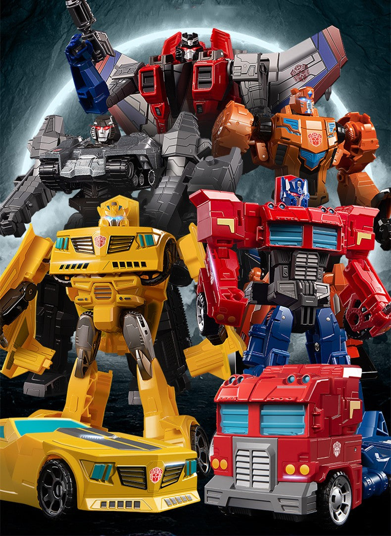 WEIJIANG NOVO 20CM Transformação Anime Boneco de Ação Brinquedos de Filme Plástico ABS Robô Carro Avião Tanque Legal Modelo Presente para Meninos