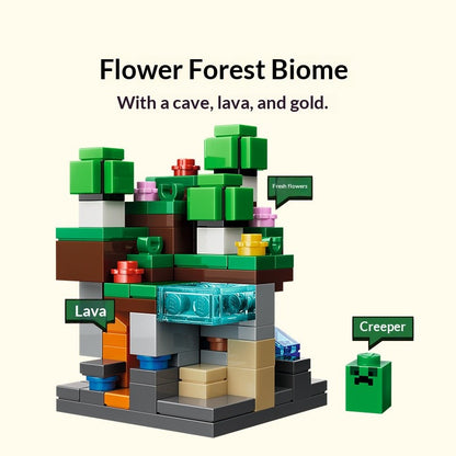 Blocos de Montar Lego My World Série 21589 Mini bioma brinquedo de montar de blocos para meninos e meninas presente infantil