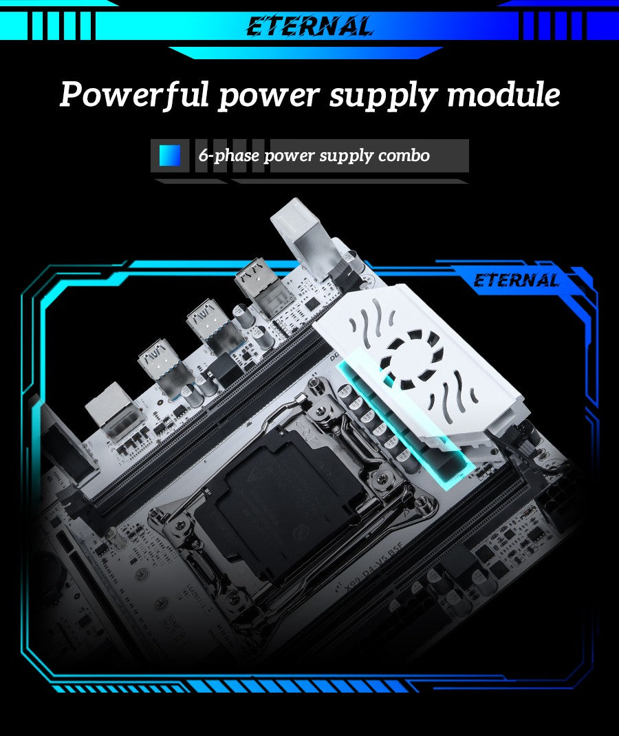 Conjunto Placa-mãe Gamer SOYO X99 C612chip com CPU Intel Xeon E5 2630 V4 DDR4 8G*1 2133MHz RAM Componentes de computador Placa principal TPM2