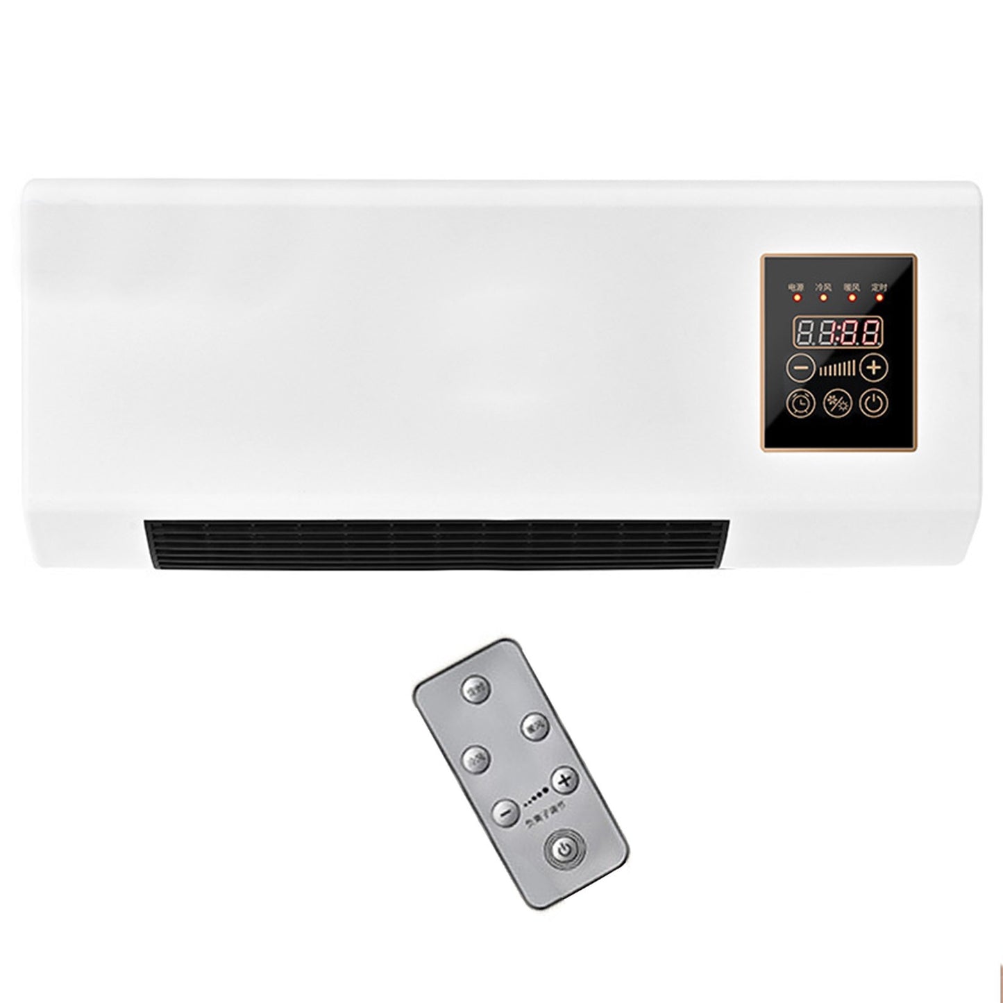 Mini Aparelho de Ar Condicionado Portátil, Resfriamento e Aquecimento Rápido, Temporizador Inteligente de 8H com Controle Remoto para Sala de Estar