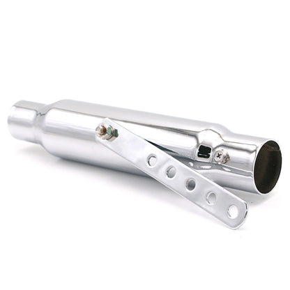38/40/43/45mm Universal Retro Motorcycle Muffler Exhaust Pipe Rear Pipe Tube For Harley Exhuast XV950 M800 1200 XL883 Racing