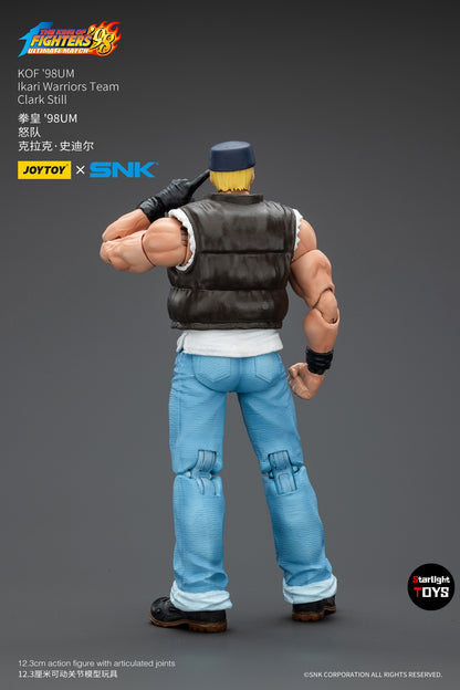 ?JOYTOY?1/18 Action Figure SNK KOF'98UM Ikari Warriors Team Clark Still Model Toy Gifts