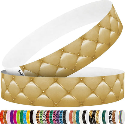 Red Flame 250pcs Tyvek Wristbands Colored Paper Event Wrist Bands Party Games Competitions Guest Gifts