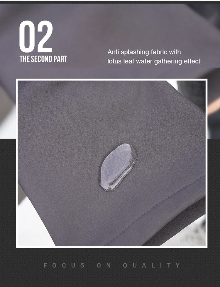 TRVLWEGO Thick Warm Fleece Hiking Pants Men Winter Waterproof Windproof Outdoor Soft Shell Rain Trekking Camping Ski Trousers