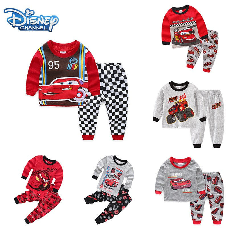 Pijama Infantil Disney Pixar Carros, Pijama de Algodão, Anime Desenho Animado, Fantasia Cosplay para Crianças, Moletom com Calça para Meninos e Meninas, Presente de Natal para Crianças
