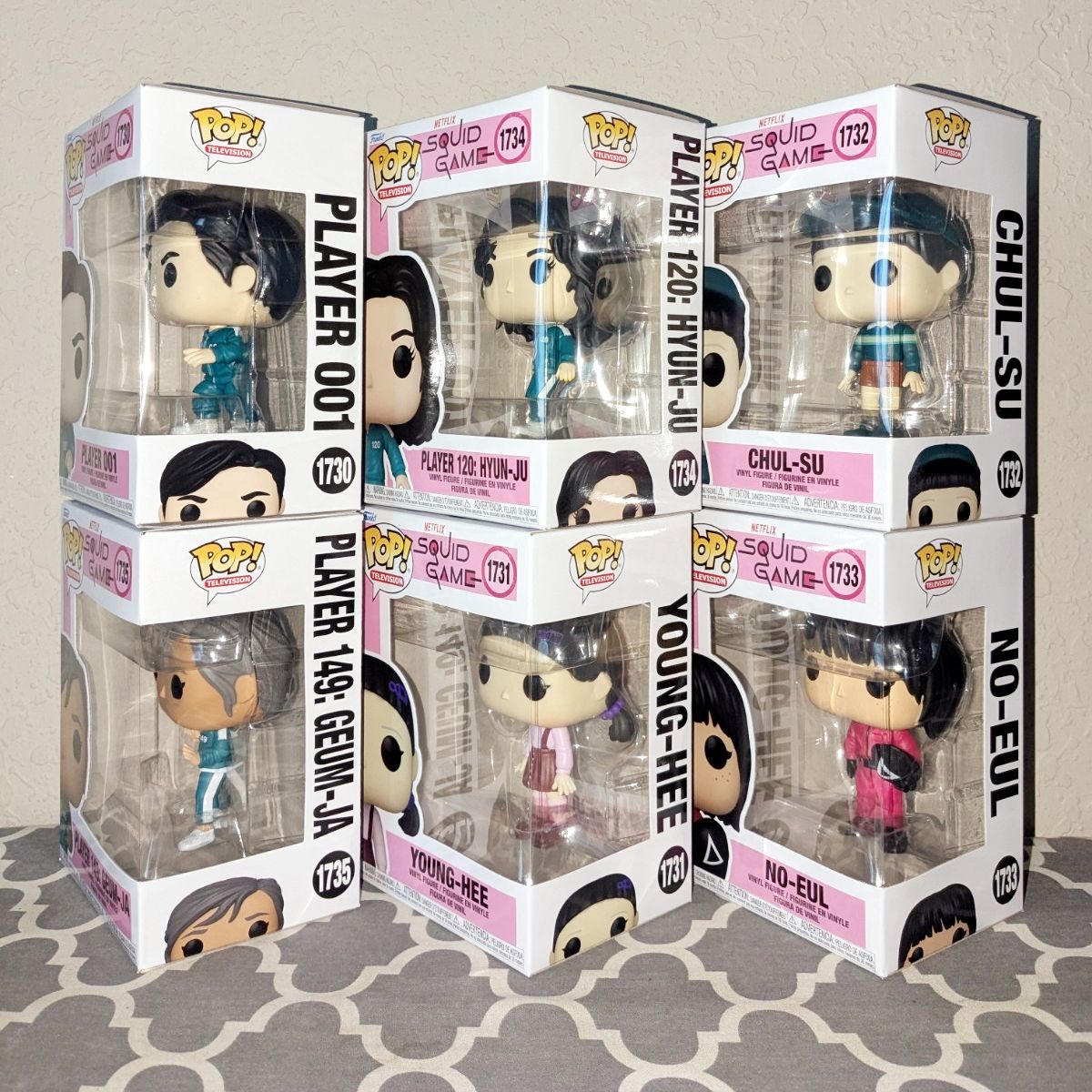 Squid Game Série Boneco Jogador 001 120 Hyun-ju FUNKO POP Oficial Genuíno Colecionável Edição Limitada NOVO Modelo Brinquedo Presente