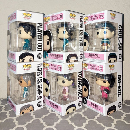 Squid Game Série Boneco Jogador 001 120 Hyun-ju FUNKO POP Oficial Genuíno Colecionável Edição Limitada NOVO Modelo Brinquedo Presente