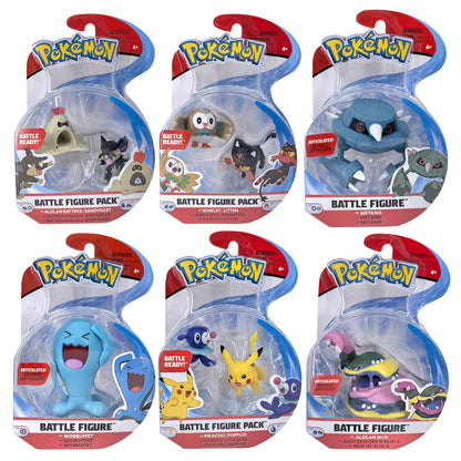 Pokemon WCT Action Figures Muk Wobbuffet Metagross Ludicolo Sandygast Litten Collectible Desktop Ornaments Gifts