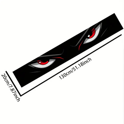 One-piece eye-catching car windshield eye sticker, waterproof and scratch-resistant, suitable for all models