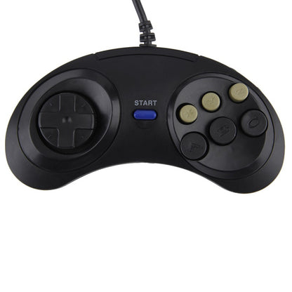 Universal Handle Game Controller Classic Wired 6 Buttons For SEGA Console PC MAC Mega Drive Gaming Accessories Remote Control