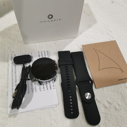 Amazfit GTR 2 Smartwatches Sem Novo Smartwatch Masculino À Prova D' Água 5ATM GPS 95% Novo De Exposição Esporte Relógio Masculino Recondicionado