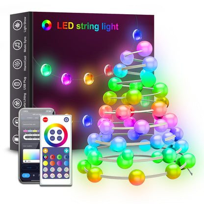 5M/10M/15M/20M Smart LED Light String Fairy Lights For Garden Christmas Halloween Festival Party Decor Outdoor Indoor