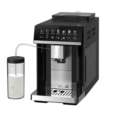 Máquina de Café Expresso Automática Mcilpoog M3 – Espumador e Reservatório de Leite Integrados, 7 Variedades de Café, Tela Sensível ao Toque