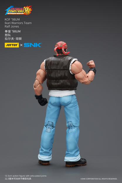 Warhammer SNK 1/18 Action Figures KOF 98UM Ikari Warriors Team Leona Heidern Ralf Jones Clark Still Stage Base-Japan Street