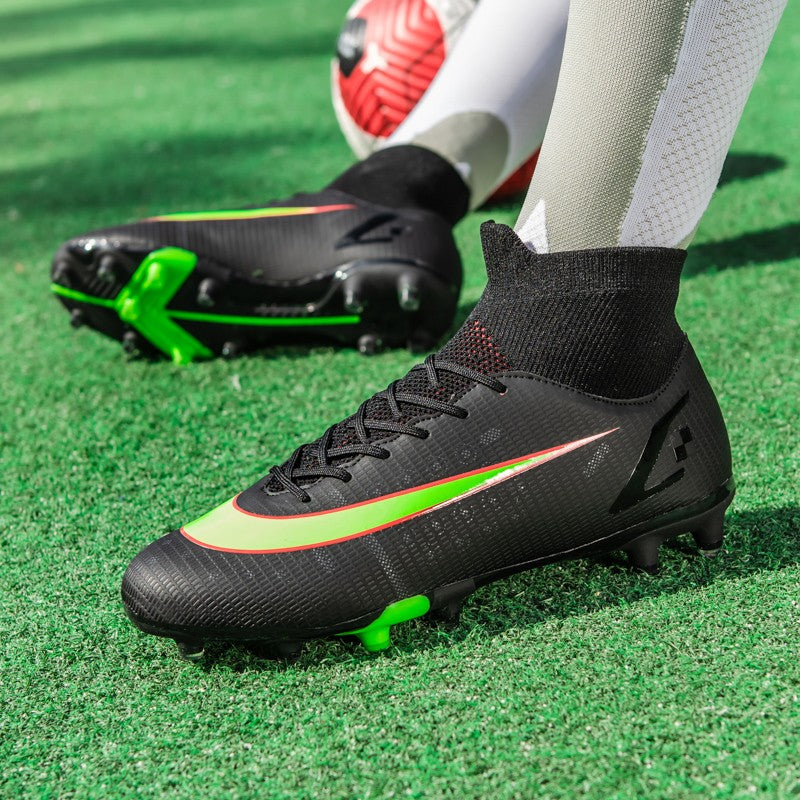 TF/FG Soccer Sneakers Youth Professional Training Football Boots Men Outdoor Lawn Non-Slip Soccer Shoes Hot Sale Soccer Cleats