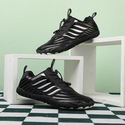 Men's Elastic Hiking Shoes Women Outdoor Sneakers for Trekking Wading Light and Comfortable Sports Shoes Non-slip Breathable