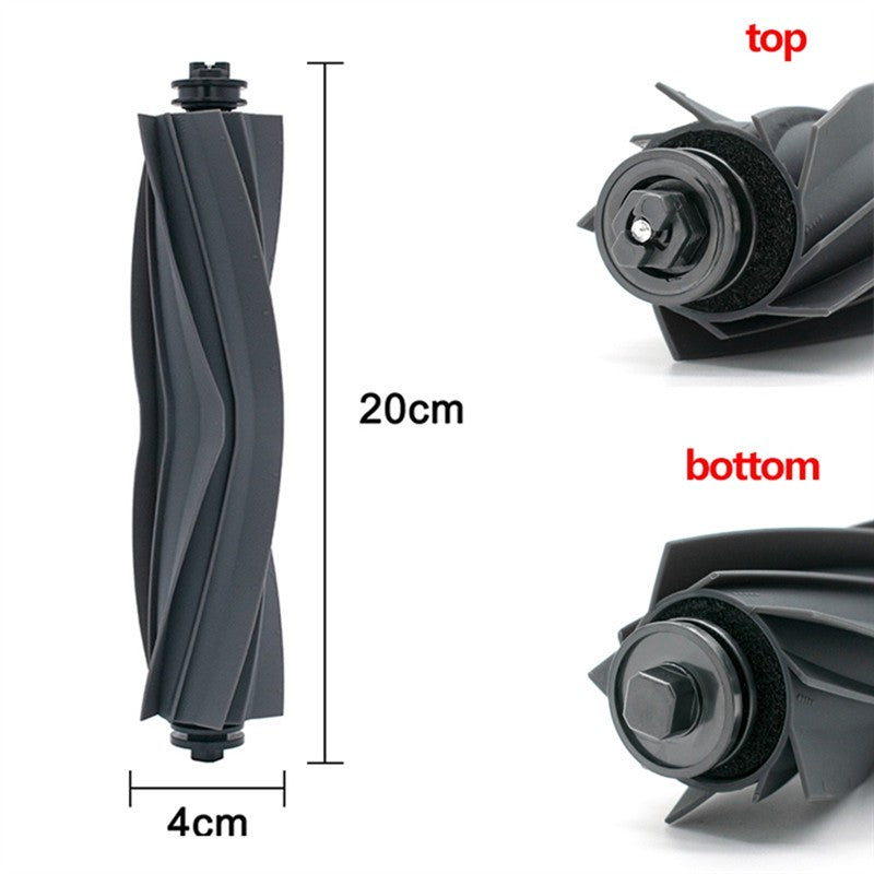 Escova Principal Lateral Filtros Pano Plástico Conforme Mostrado Para Dreame L10S Ultra / S10 Pro XIAOMI Mijia Omni 1S B101CN Robô X10+ Aspirador Robô