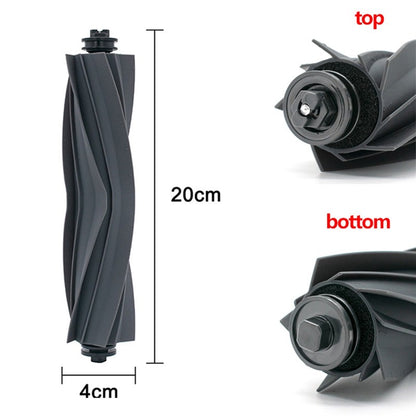 Escova Principal Lateral Filtros Pano Plástico Conforme Mostrado Para Dreame L10S Ultra / S10 Pro XIAOMI Mijia Omni 1S B101CN Robô X10+ Aspirador Robô