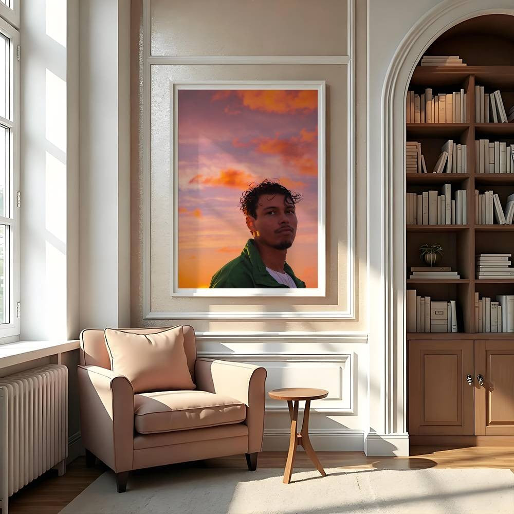 Rapper G-Georgio Poster Gallery Prints Self Adhesive Home Decor Decoration Wall Decals Living Room Sticker