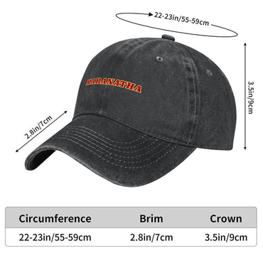 Boné de beisebol Maranatha Maranatha Boné militar Maranatha Chapéu de espuma masculina Chapéu de golfe masculino para mulheres e homens