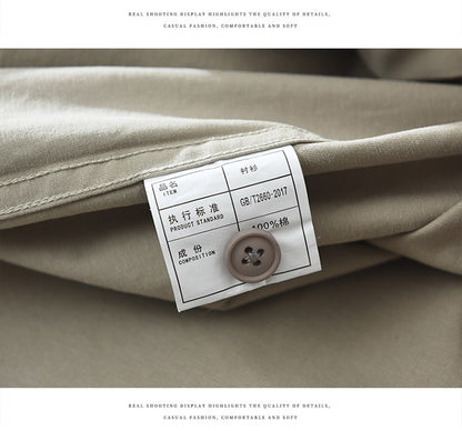 100% Cotton Long Sleeve Shirt for Men Clothing Multi-pockets Versatile Streetwear 2025 Autumn New Casual Cargo Mens Shirt