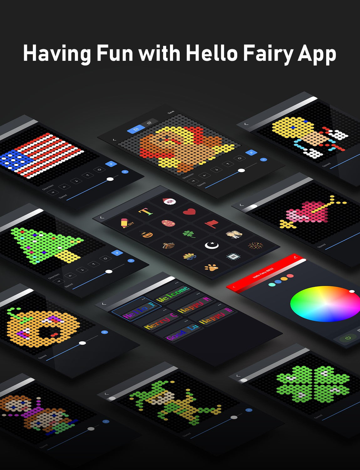 Led Smart Curtain Lights New year's garland App RGB Fairy Lights DIY Music Change Display for Window Christmas Room Decoration