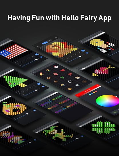 Led Smart Curtain Lights New year's garland App RGB Fairy Lights DIY Music Change Display for Window Christmas Room Decoration