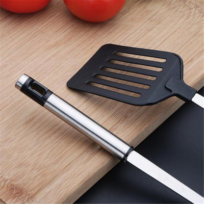 Spatula Stainless Steel Not Hot Handle Cooking Utensil Kitchen Accessories Steak Pancake Shovel Teppanyaki Scraper Barbecue Tool