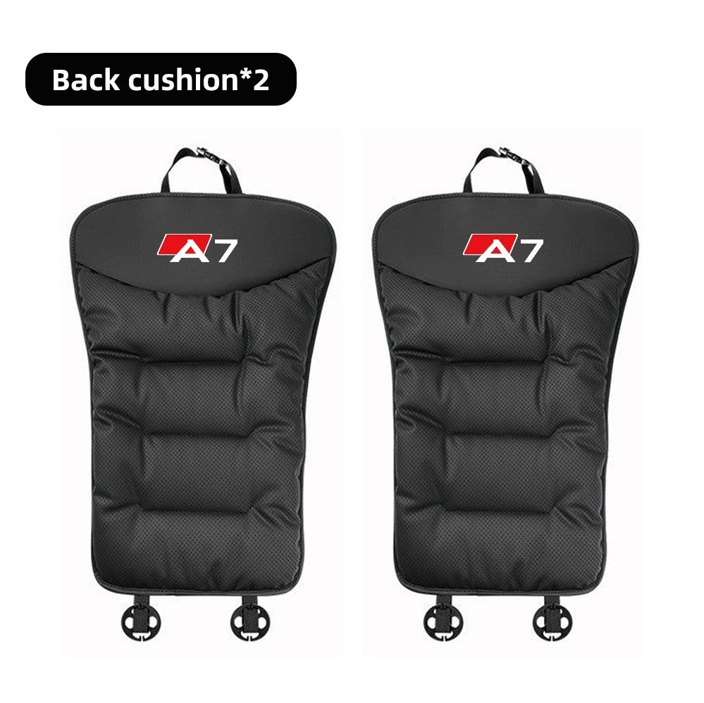 Leather Car Seat Cover Universal Four Seasons Car Front/Rear Seat Cushion for  Audi A1 A3 A4 A5 A6 A7 A8 Car Chair Protector Pad