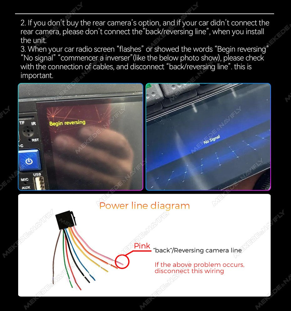 MEKEDE 1Din 6.86 polegadas Carplay Android Auto Rádio Automotivo Universal Reprodutor Multimídia com BT FM Estéreo USB Tipo-C Câmera Unidade Principal