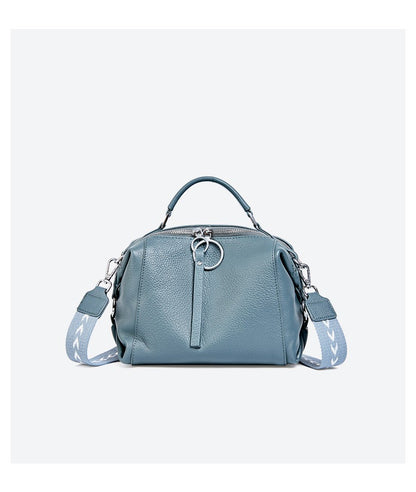 Zency Women's Handbag Genuine Leather Cowhide Cross Body Bags Ladies Shoulder Top Handle Satchel Trendy 2025 Pillow Bags Shopper