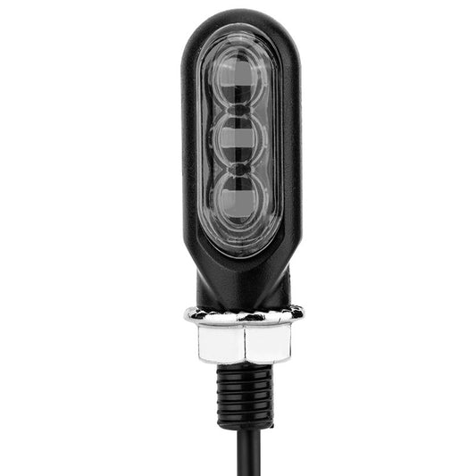 Hot Sale Motorcycle Mini LED Turn Signal Lights Amber Flowing Directional Signal Lamp Intermitentes Moto For Cafe Racer