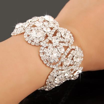 Novas Pulseiras de Berloques de Moda Prata 925 AAAAA Zircônia Cristal Feminino Pulseira Casamento Noivado Joias de Luxo