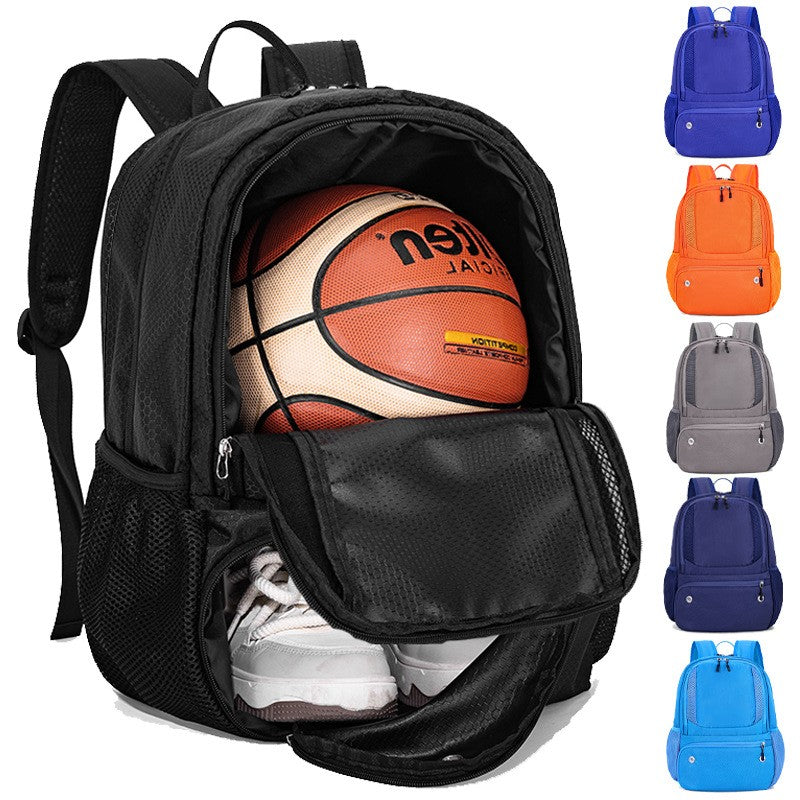 Mochila de Basquete Grande, Bolsa Esportiva com Suporte Separado para Bola, Compartimento para Tênis, Ideal para Futebol, Vôlei, Natação, Academia, Viagem