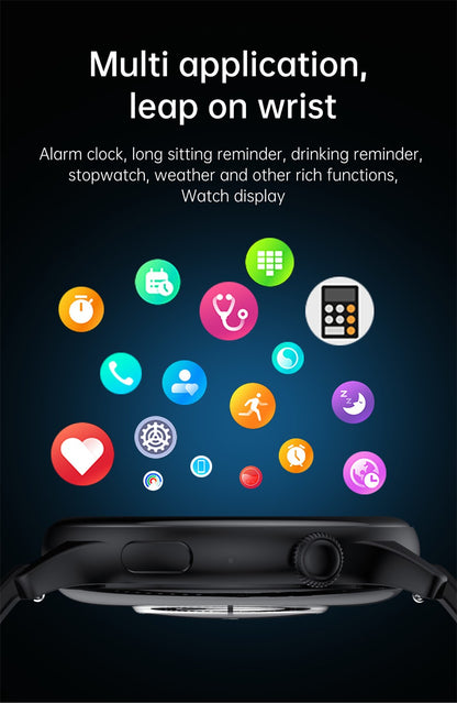 Smartwatch Feminino 2025 NFC Amoled HD GPS Monitor Cardíaco Bluetooth Ligações à Prova D'Água Para Mulheres Presente