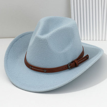 Wool Fedora Hat For Women Men Winter Autumn Fashion Church Jazz Hats Viking British Flat Brim Felt Hat Outdoor Casual Fedoras