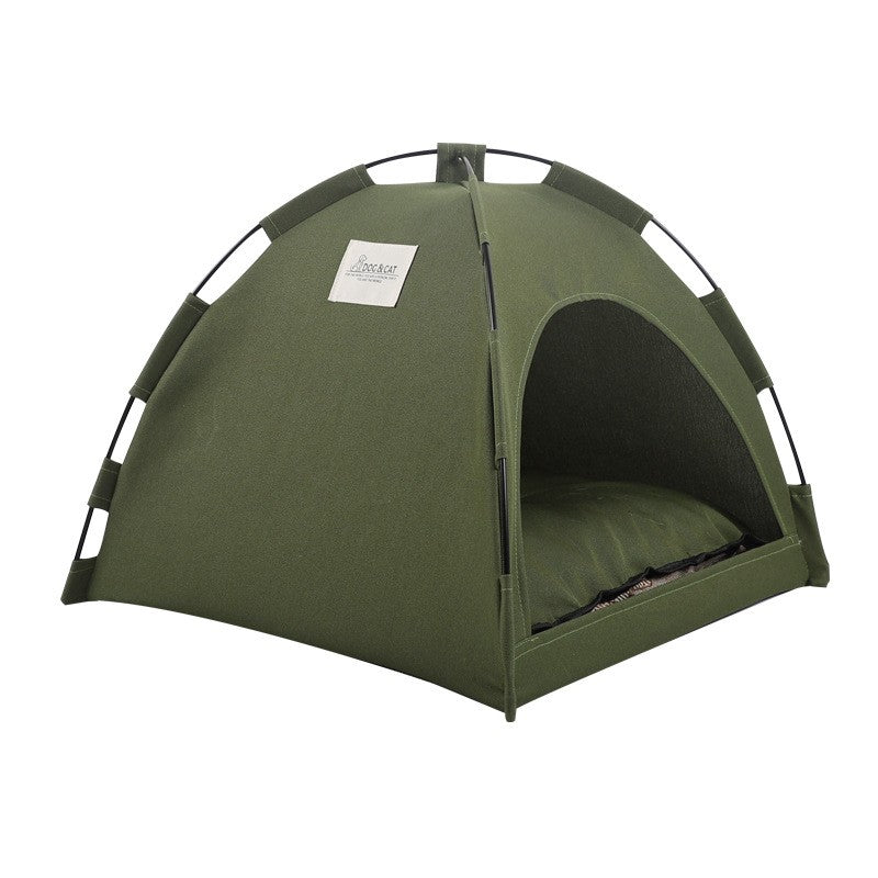 Cama Toca para Pets Removível Sofá Cesta para Gatos de Lona Casa Semiaberta para Gatos Toca Caverna para Cães Cama para Gatos para Decoração de Quarto Suprimentos para Pets