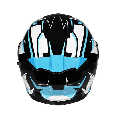 Capacete de motocross personalizado com lentes duplas elegantes para ambos os sexos, certificado pelo DOT e material ABS