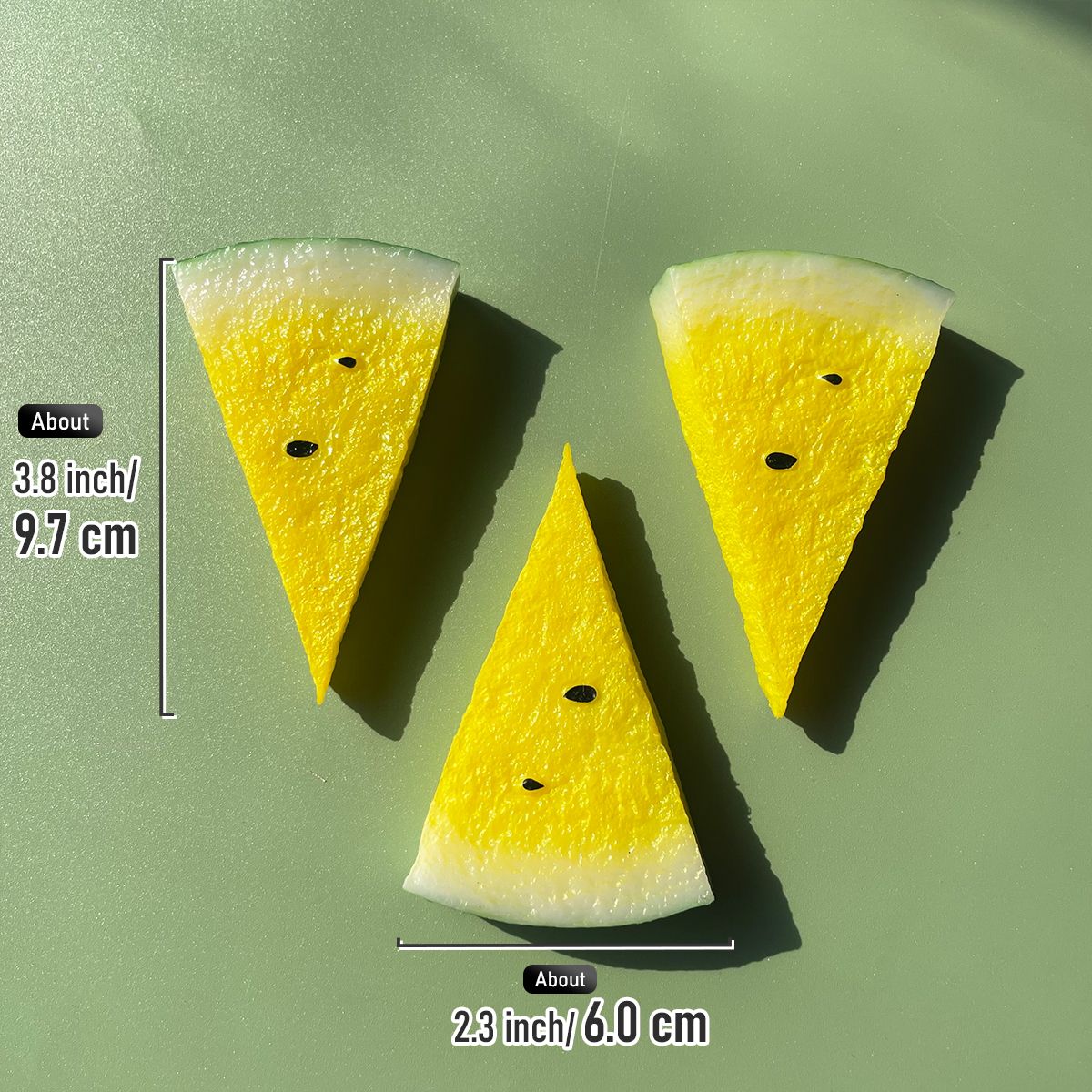 3PCs/Lot High Artificial Fruit Fake Block Simulation Model, Christmas Window Decoration, Ornament Craft, Photography Props