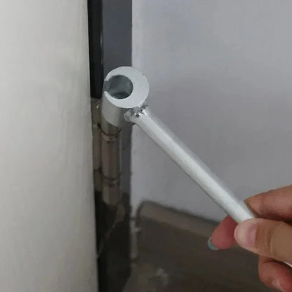 Chave de Ajuste de Folgas de Dobradiça de Cabeça Dupla Chave de Reparo de Dobradiça de Porta Chaves Economizadoras de Esforço para Reparo de Folgas de Dobradiças Domésticas Ferramentas Manuais