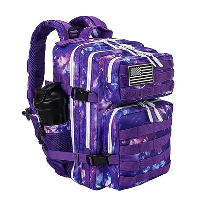 LHI Mochila Tática 45L/35L/25L para Homens e Mulheres, À Prova D'Água, Bolsa de Ginástica para Atletas, Mochila de Viagem para Caminhada ao Ar Livre com Porta-Garrafas