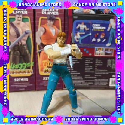 Em Estoque 52TOYS Action Figure CAPCOM Final Fight, 1PC Decoração de Mesa Colecionável, Presente Criativo para Aniversário, 3.75polegadas/10cm