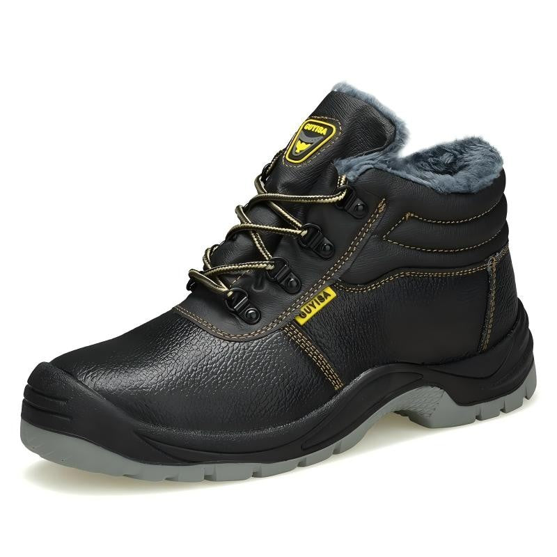 High Quality Safety Shoes for Men Woman Autumn Winter Thickened Warm Boots Woman Sneakers Anti-smashing Steel Toe Cap Puncture