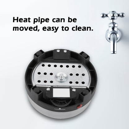Mini Fogão Elétrico Portátil 500W Chapa Quente Aquecedor Doméstico Multifuncional (Plug EUA 110V)