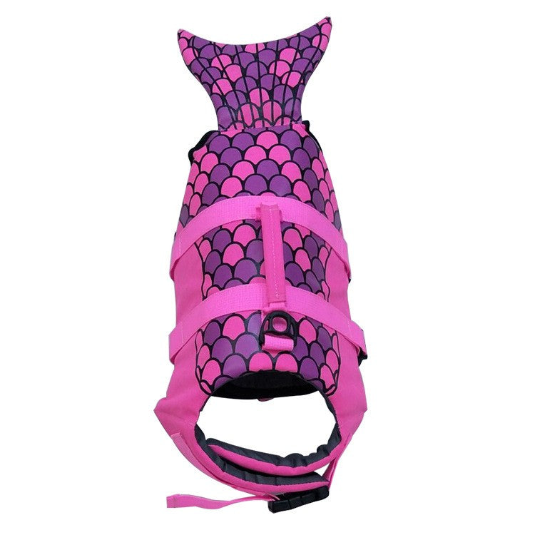 Colete Salva-Vidas para Cães, Colete Salva-Vidas de Verão para Animais de Estimação, Tubarão, Sereia, Roupas para Cães, Colete Peitoral, Roupa de Banho para Cães, Fantasia Engraçada e Fofa para Cães