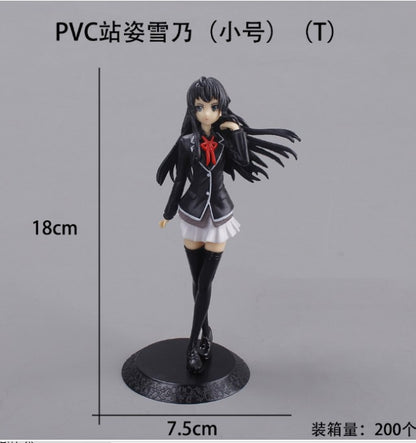 18CM Anime My Teen Romantic Comedy SNAFU Figure Yukinoshita Yukino Stand Animation Model Toys Gifts Collection Decoration PVC