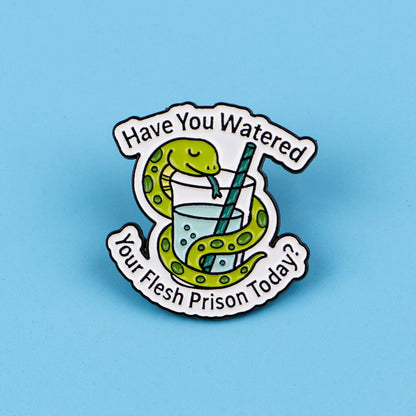 MEMENTO MORI Lapel Pins for Backpack Enamel Pin Cool Men Women Brooch for Clothes Briefcase Badges Jewelry Accessories