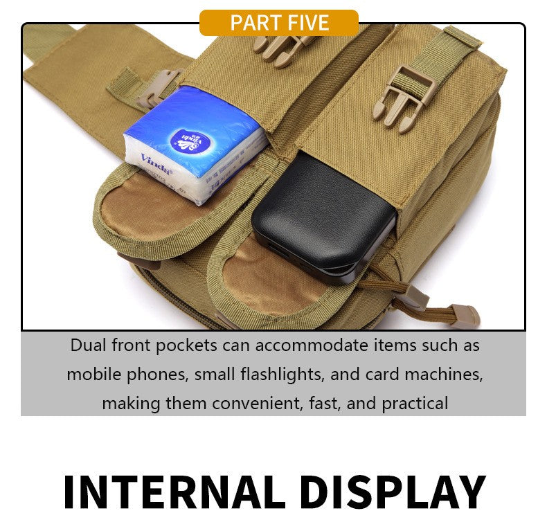 Outdoor Waist Bag Men Tactical Water Bottle Waterproof Bags Camouflage Hunting Hiking Climbing Bag Nylon Mobile Phone Belt Pack