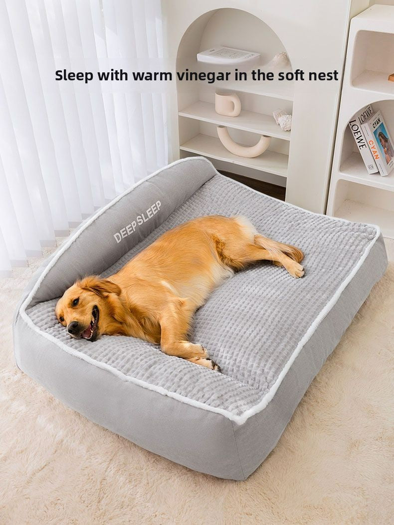 Nova Cama para Gatos Cama para Cães Canil Antiderrapante Inverno Quente Canil Pequeno para Cães Dormir Removível Lavável Almofada Macia para Filhotes Suprimentos para Gatos