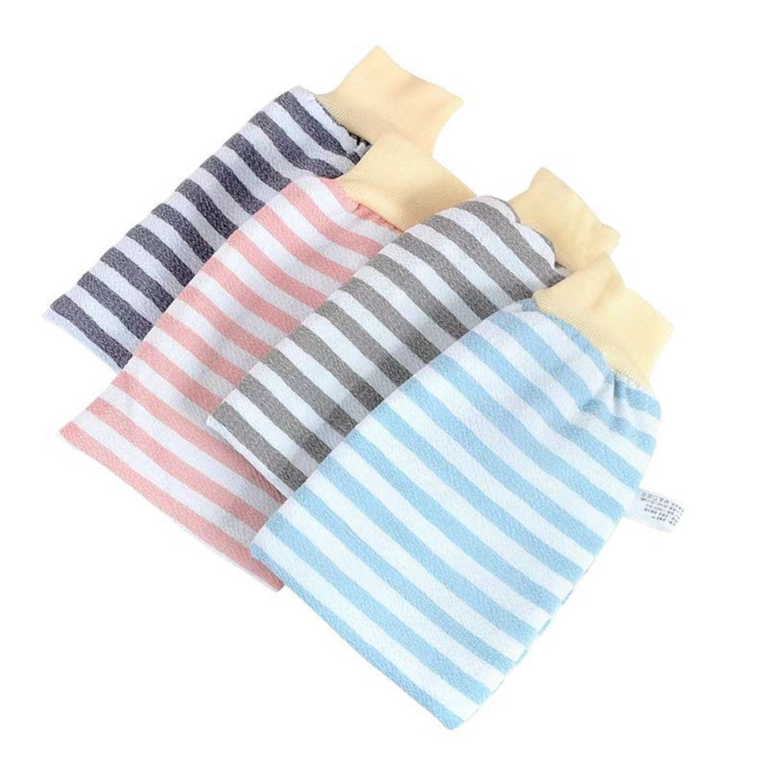 1pc Exfoliating Bath Gloves Body Scrubber Gloves SPA Shower Mitt Rub Body Wash Cleaning Tool Back Massager Towel Bath Supplies